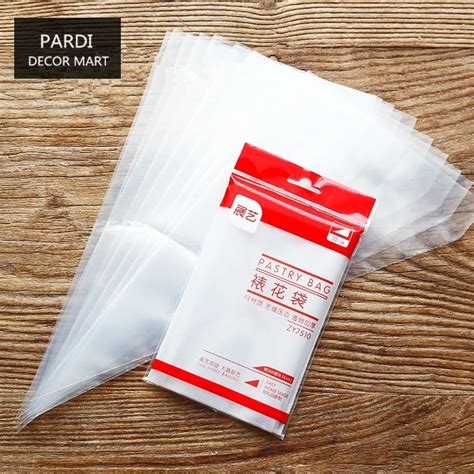 Disposable use medium 10pcs/pack Pastry bag for cakes cookies cream ...