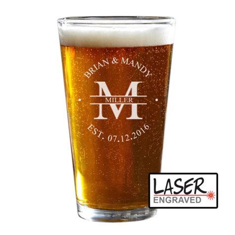 Personalized Pint Glass Personalized Beer Glass Custom Pint - Etsy