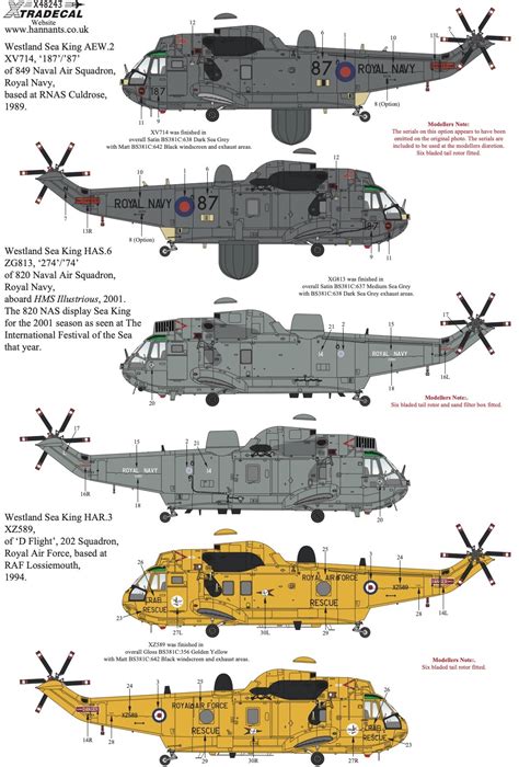 Westland Sea King Collection Part Schemes Xtradecal