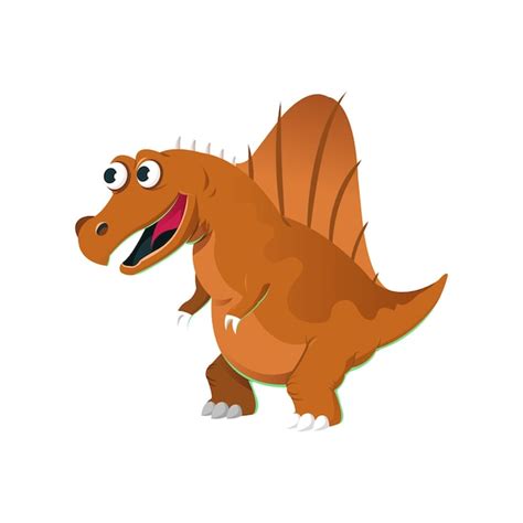 Premium Vector | A cartoon dinosaur with a big tail and a big tail.