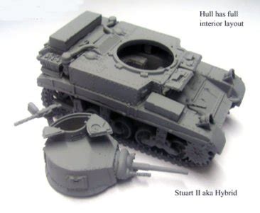 Milicast Models Afvs Stuart I Ii M Early Mid Production Light