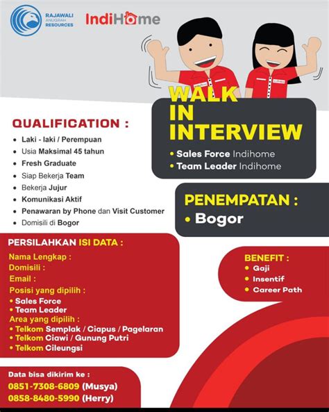 Lowongan Kerja Bogor On Twitter Walk In Interview Nih Yuk Cek Di