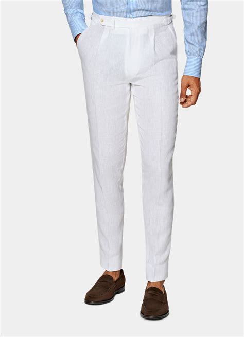 Off White Custom Made Suit In Pure Linen SUITSUPPLY US