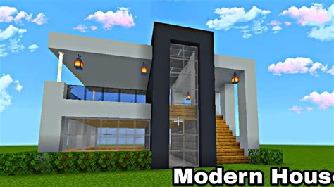 Minecraft Easy Unlimited Survival Modren House 🏘️ Youtube