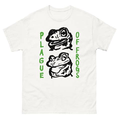 Plague Of Frogs Skatewear Hand Drawn Band Shirt Punk Metal Skate