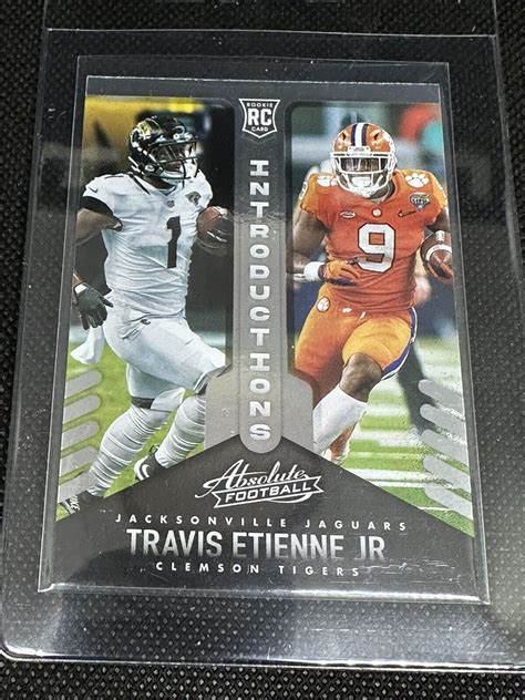 2021 Panini Absolute TRAVIS ETIENNE JR Rookie RC INTRODUCTIONS INT 12