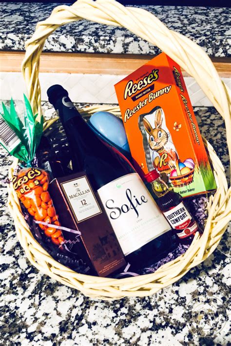 Easter Basket Ideas For Adults Mimosas Motherhood