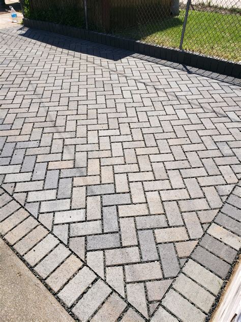 Custom Stoneworks And Design Inc Permeable Paver Driveway Parking Pad