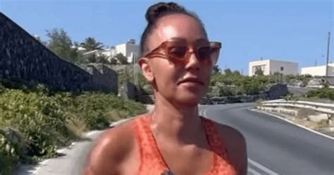 In A Tiny Bikini During A Glam Holiday Mel B Shows Off Her Jaw Dropping Figure