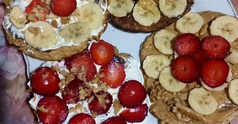 Hot Cake De Avena Y Frutas Receta De Juan Velazquez Cookpad