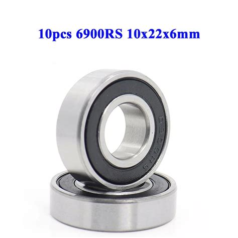 10pcs-6900RS-bearing-6900-2rs-6900-2RS-RS-10x22x6mm-ABEC-5-Deep-Groove ...