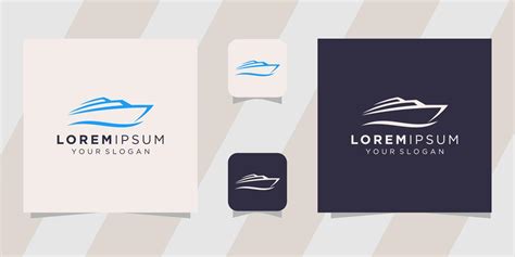 speed boat logo template 4805012 Vector Art at Vecteezy