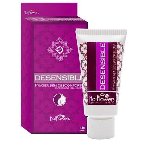 Desensible Gel Facilitador Anal Gr Hot Flowers Sexshop