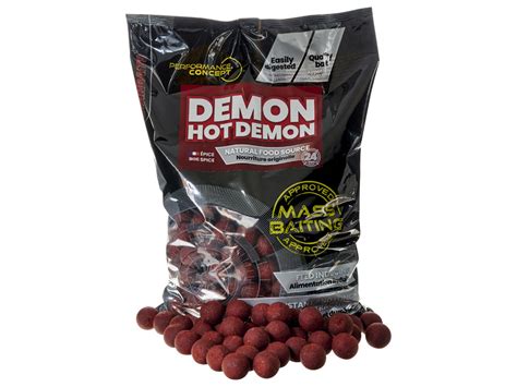 STARBAITS Boilies Concept Mass Baiting kg Hot Demon Arybářství