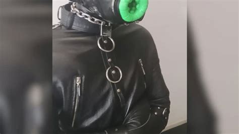BDSM Gay Latex Deepthroat Training With Gas Mask And Straitjacket Sphexz Clips4sale