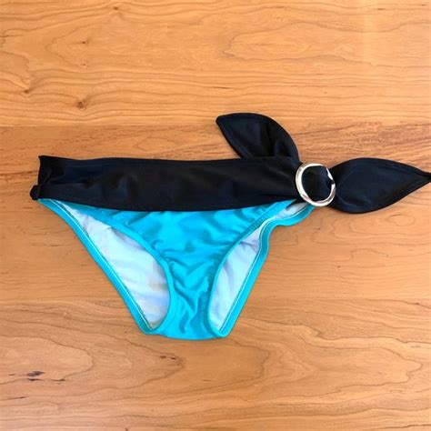 L Space Swim Never Worn L Space Blue And Black Bikini Poshmark