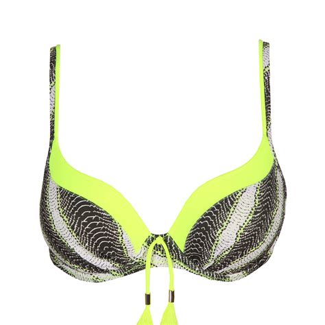 Marie Jo Swim Murcia Yellow Flash Padded Bikini Top Heartshape Marie Jo United States