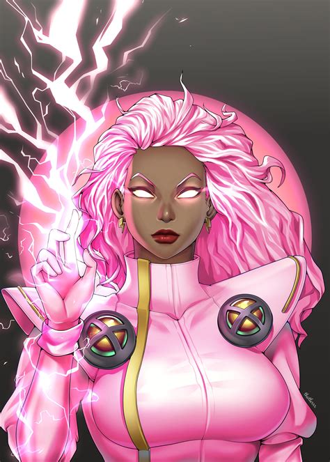 I Illustrated A Pink Storm Based Off Of Her Alt Color In Mvc2 R Xmen