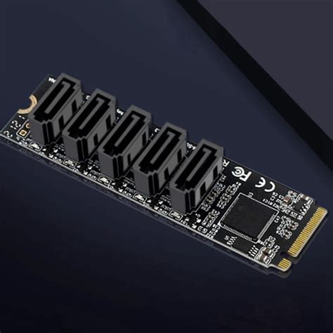 Pci e Sata Cartão Pcie X16 Nvme M 2 Raid Array Expansão Para 20 port