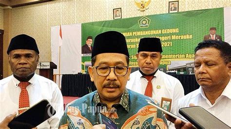 Indeks Kerukunan Umat Beragama Di Indonesia Wamen Agama Papua Di