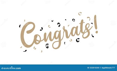 Congrats. Congrats Text Vector. Congratulations Collection Stock Vector ...
