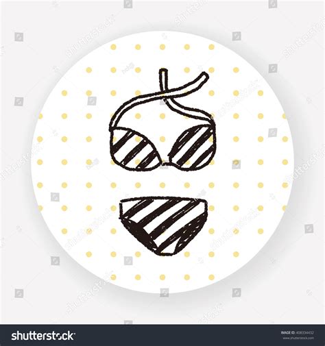 Bikini Doodle Stock Vector Royalty Free Shutterstock