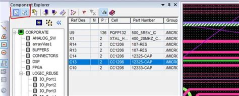 Expedition PCB: Highlight components from component explorer