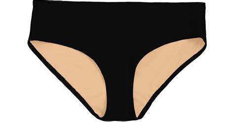 Nu Swim Basic Low Bikini Bottoms In Black Lyst