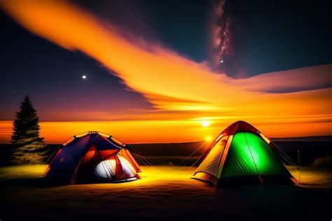 page  sunset tent images    freepik