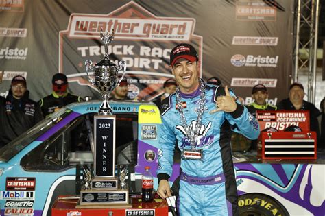 Joey Logano dominates NASCAR Truck Series race on Bristol Dirt - Jayski ...