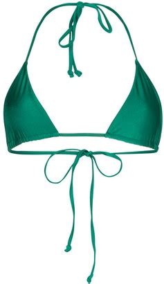 Frankie S Bikinis Tia Shine Triangle Bikini Top ShopStyle Two Piece