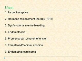 Sex Hormones Pharmacology PPTX