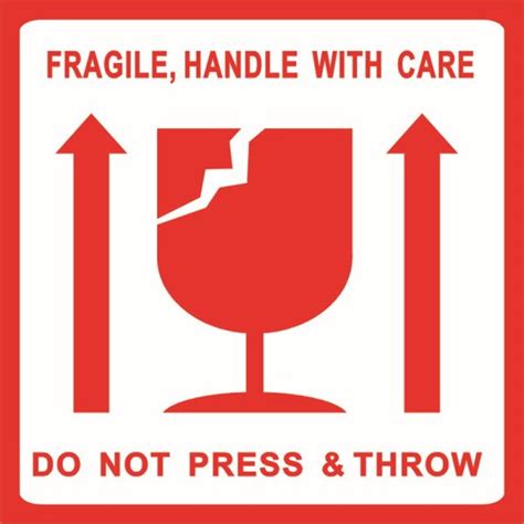 Fragile наклейка (50 фото)