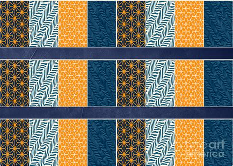 navy blue  yellow pattern mixed media  pretty places england