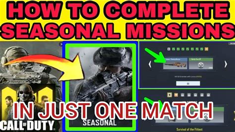 How To Complete Seasonal Mission Cod Youtube