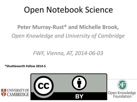 Open Notebook Science | PPT