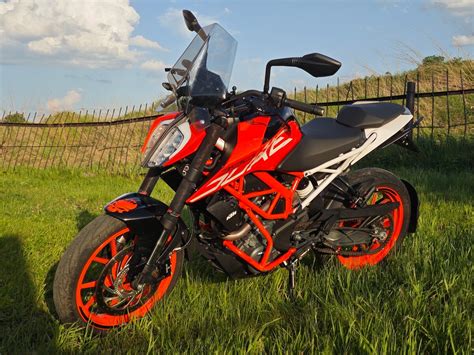Купить б у KTM 390 Duke инжектор в Тисуле оранжевый naked bike 2019 года по цене 460 000 рублей