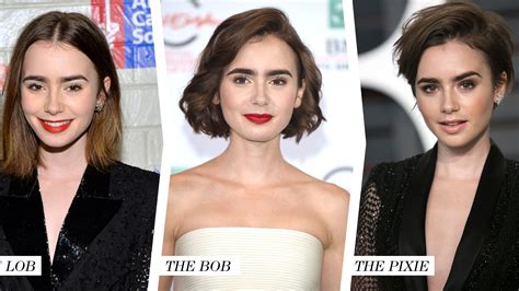 Behold Lily Collins 3 Step Action Plan For Getting The Coolest Cut