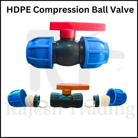 pp hdpe compression ball valve valve size    rs piece  mumbai