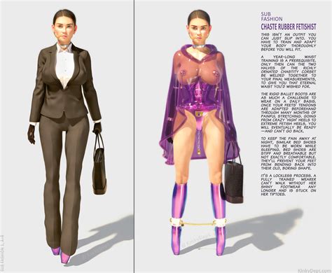 Sub Fashion Page Chaste Rubber Fetishist By Kinkydept Hentai Foundry