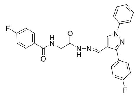 4 FLUORO N 2 2 3 4 FLUOROPHENYL 1 PHENYL 1H PYRAZOL 4 YL