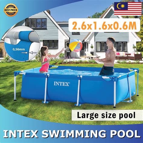 Swimming Pool 2 6M Intex Kolam Renang Besar Bestway Swimming Keluarga