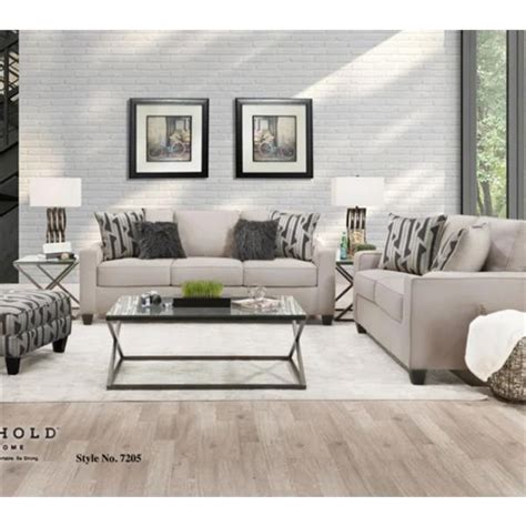 Behold Furniture Lynx Smoke Sofaloveseat Living Room Furniture