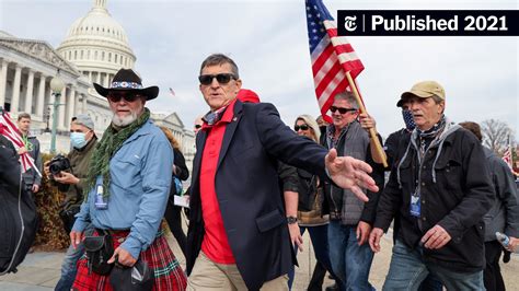 Michael Flynn Re-emerges Pushing QAnon, Stolen 2020 Election Lies - The New York Times