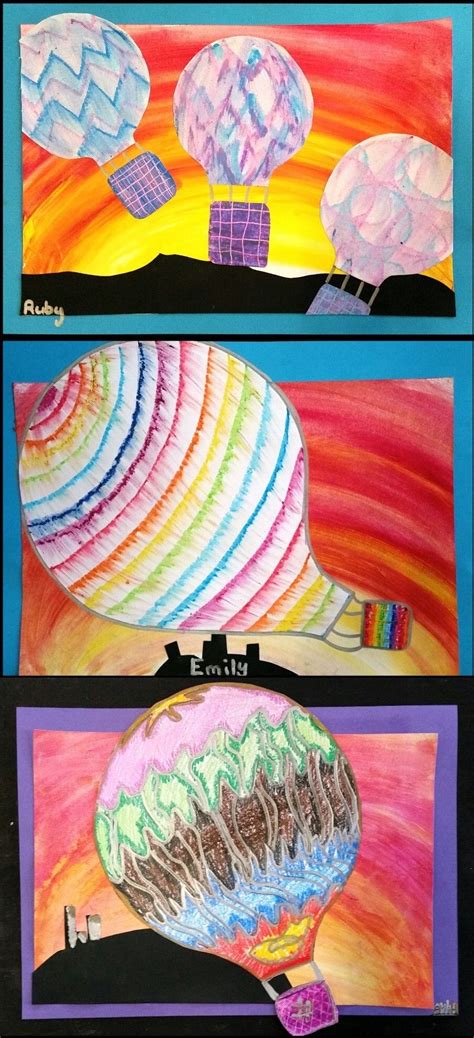 Hot Air Balloon Art Project Artjullll
