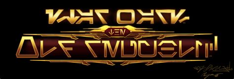 Aurebesh Swtor Logo By Morganicism On Deviantart