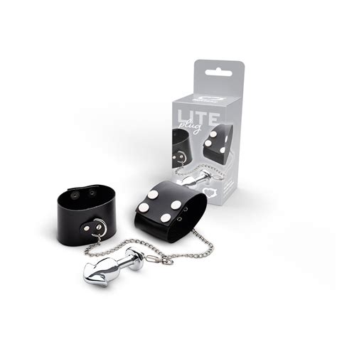 Lite Plug Anal Prata P Nis Correntes E Algema Sexy Fantasy