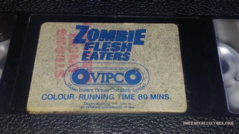 ZOMBIE FLESH EATERS UK VIPCO VHS VIDEO HorrorCollectors