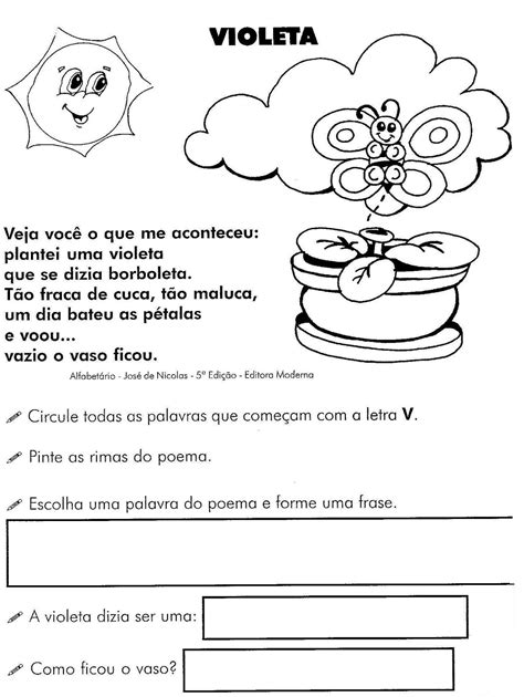 Atividades De Interpretação De Texto Para Eja Para Imprimir