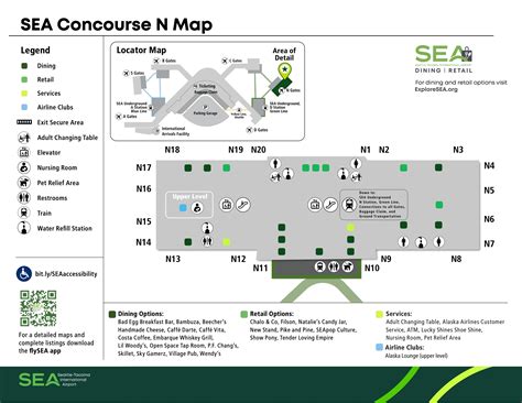 Seattle-Tacoma International Airport Terminal Map (2025-2024) - All Maps